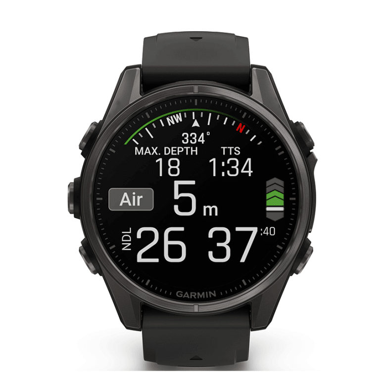 שעון ספורט Garmin fēnix® 8 – 43mm AMOLED Sapphire TITANIUM