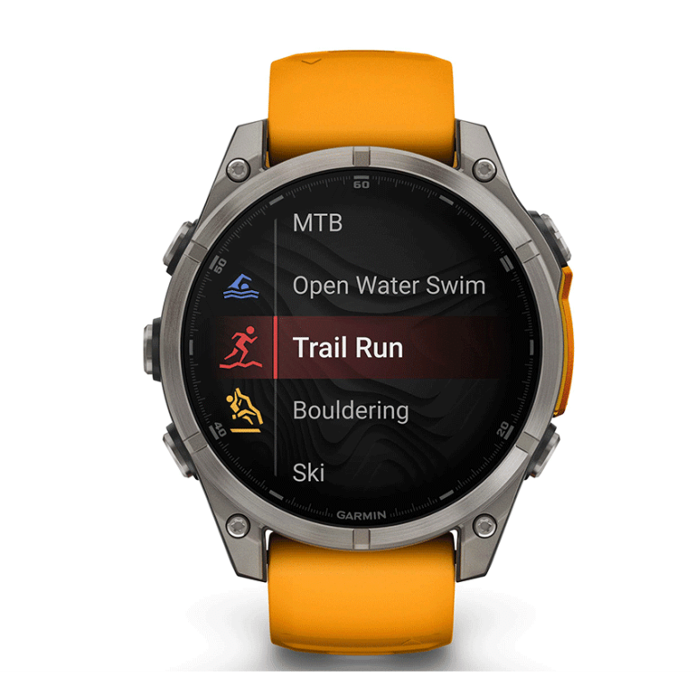 שעון ספורט fēnix® 8 – 47mm AMOLED Sapphire TITANIUM Garmin