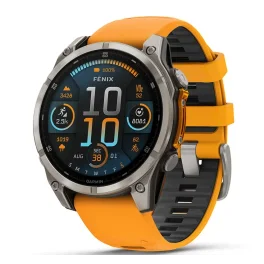 שעון ספורט fēnix® 8 – 47mm AMOLED Sapphire TITANIUM Garmin