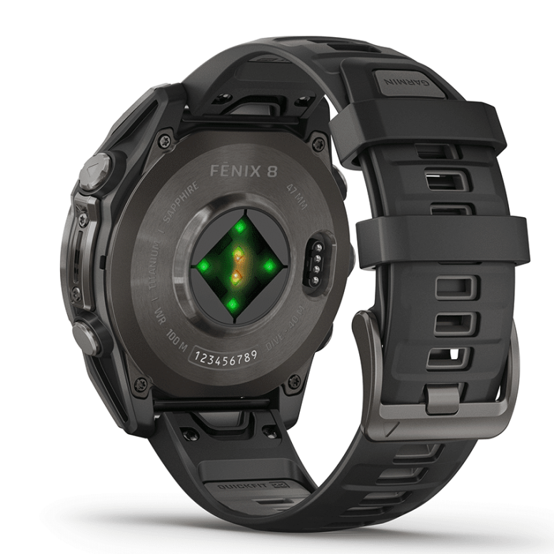 שעון ספורט fēnix® 8 – 51mm AMOLED Sapphire TITANIUM Garmin