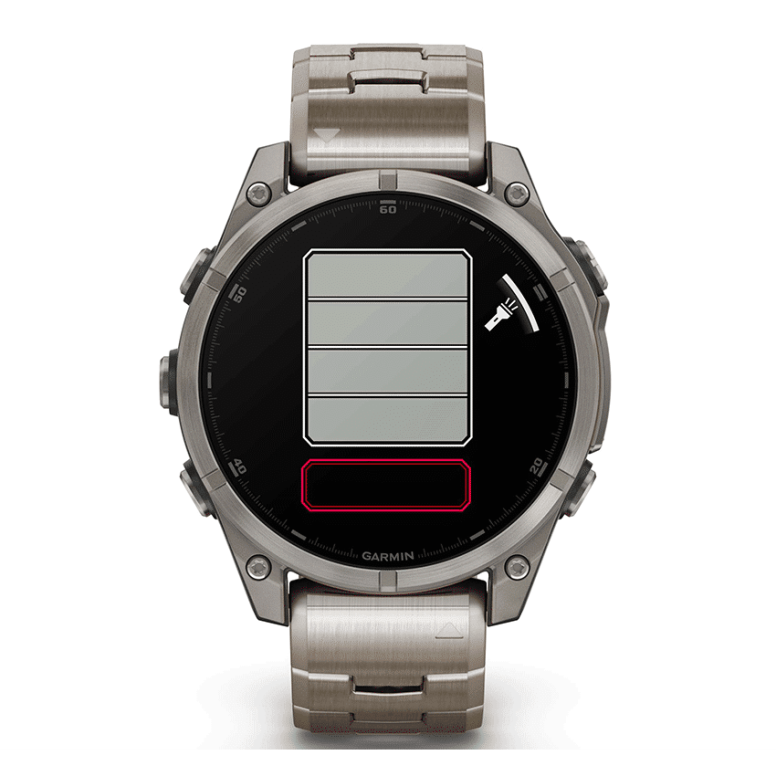 שעון ספורט fēnix® 8 – 47mm AMOLED Sapphire TITANIUM Garmin