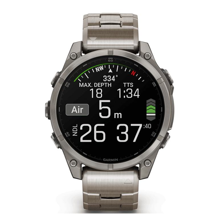 שעון ספורט fēnix® 8 – 47mm AMOLED Sapphire TITANIUM Garmin
