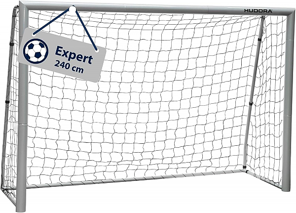 שער כדורגל ברזל מקצועי 240 ס"מ HUDORA EXPERT גרמניה