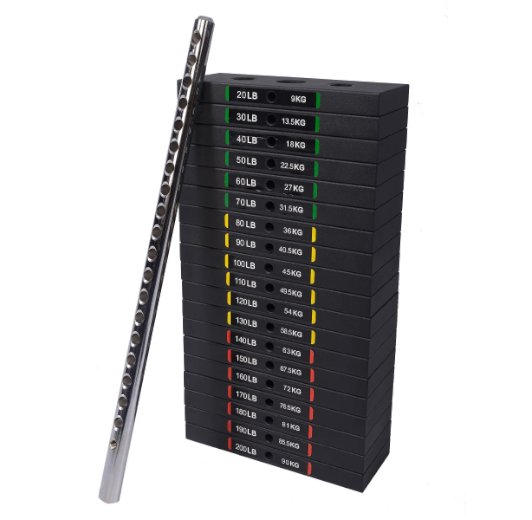 ציר משקולות 86 ק"ג מבית POWERTEC דגם WS-190