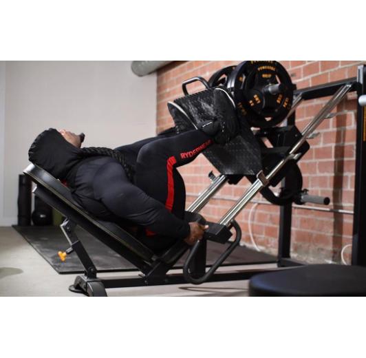 מתקן לחיצת רגליים מקצועי מבית POWERTEC - יעיל ביותר לבניית רגליים חזקות וחטובות