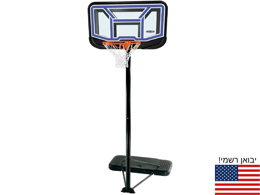 מתקן סל 90114 בעל לוח עשוי אקרילי מחוזק 44 אינץ'