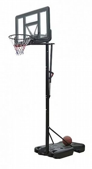 מתקן סל מקצועי מתכוונן עד 3.05 מטר לוח 44 אינץ' DUNK PRO M020