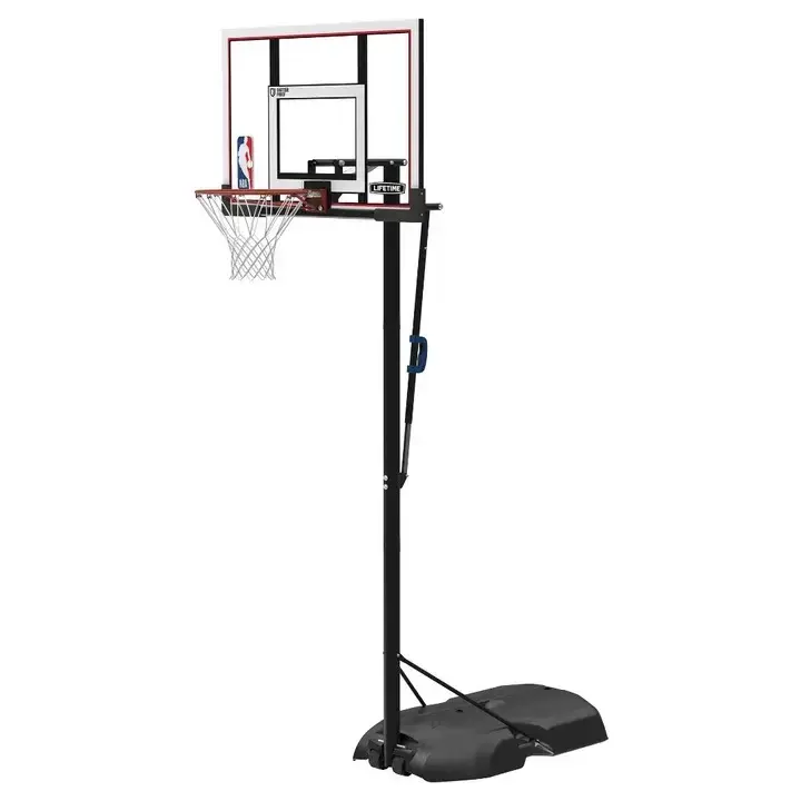 מתקן סל נייד מתכוונן 48 אינץ - Lifetime Polycarbonate Adjustable Portable Basketball Hoop NBA Editio