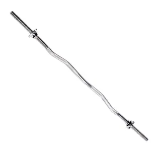 מוט מעוקל 120 ס"מ למשקולות צלחת