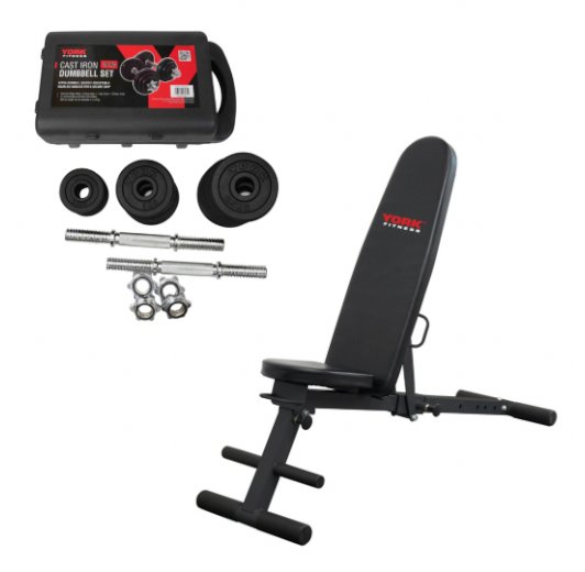 באנדל ספה ומשקולות 20 ק"ג YORK