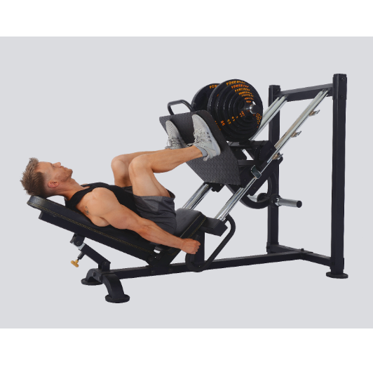 מתקן לחיצת רגליים מקצועי מבית POWERTEC - יעיל ביותר לבניית רגליים חזקות וחטובות