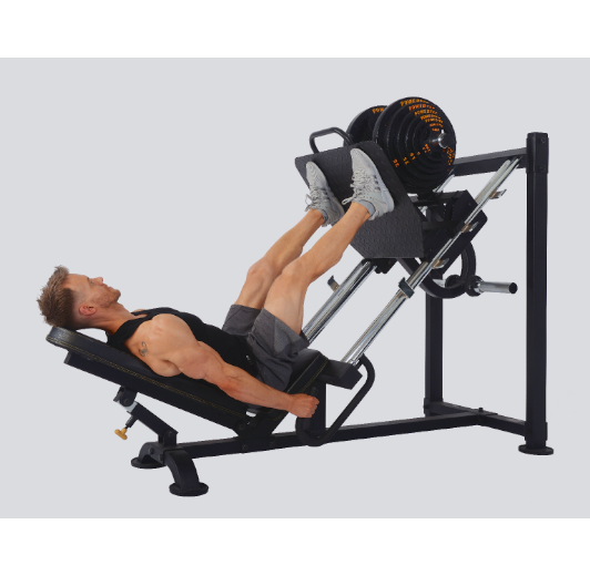 מתקן לחיצת רגליים מקצועי מבית POWERTEC - יעיל ביותר לבניית רגליים חזקות וחטובות