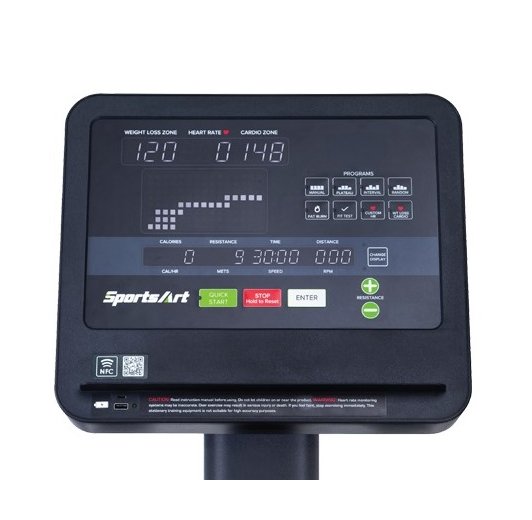 אופני כושר מקצועיים כולל משענת גב דגם C565R