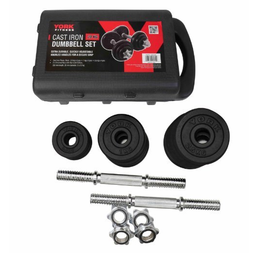 באנדל ספה ומשקולות 20 ק"ג YORK