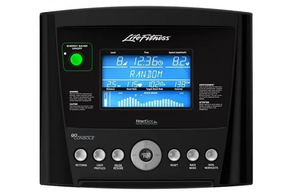 אופני כושר משענת RS1 מסדרת Lifecycle עם מסך GO