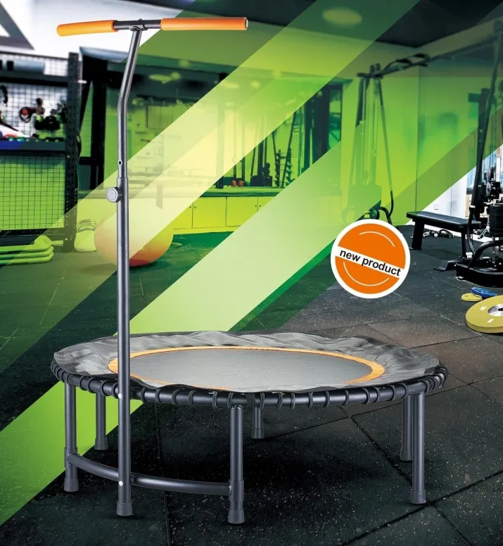 טרמפולינה מקצועית לכושר EVER YOUNG עם ידית לסיוע במגוון תרגילים