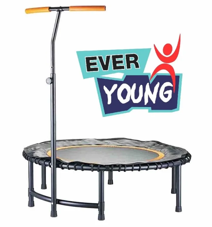 טרמפולינה מקצועית לכושר EVER YOUNG עם ידית לסיוע במגוון תרגילים
