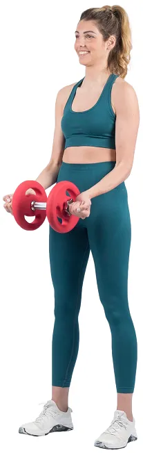 משקולת צלחת בציפוי ניאופרן 1.25 קילו