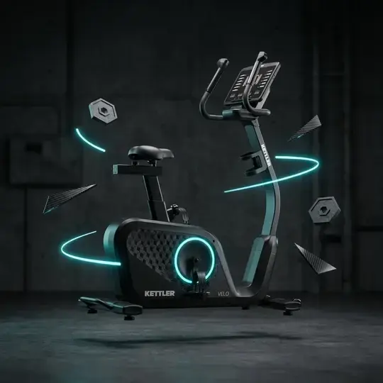אופני כושר מקצועיים KETTLER VELO PRO Premium Recumbent Bike
