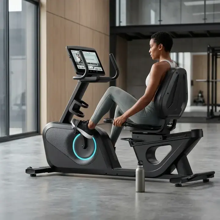 אופני כושר עם משענת מקצועיים KETTLER REVO PRO Premium Recumbent Bike