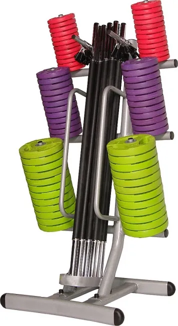 מעמד למוטות ומשקולות צלחת