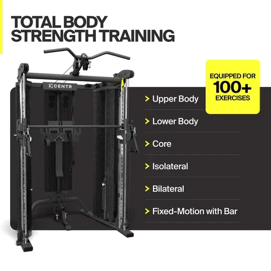 קרוס אובר בשילוב סמית' משין SF6 Smith Functional Trainer