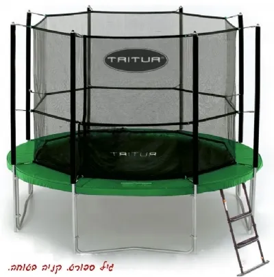 טרמפולינה 14 TRITUR COMBO PREMIUM -US Jump-2 קוטר 4 מתצוגה כחדשה.3